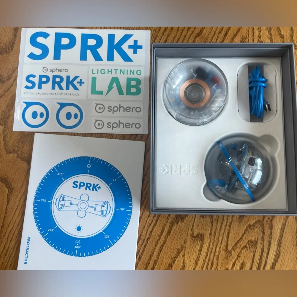 Sphere SPRK+ App-Enabled Robot NEW In Box Programmable LED lights - Picture 7 of 8